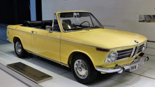 Unusual BMW 2002 Cabriolet up for public auction in Munich